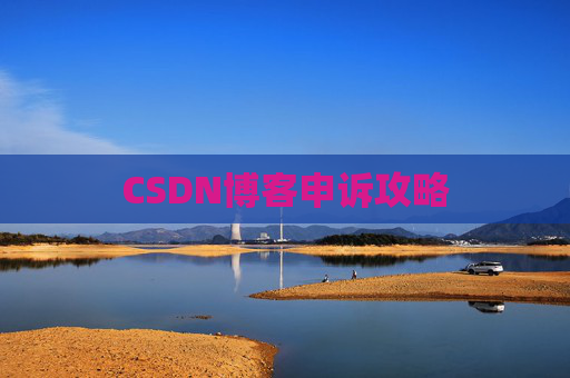 CSDN博客申诉攻略